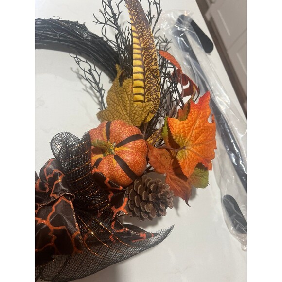 Fall Harvest Wreath Decor - Picture 2 of 3